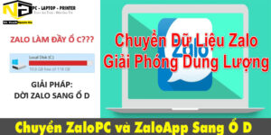 Chuyển Dữ Liệu Zalo Sang Ổ D để giảm dung lượng ổ C